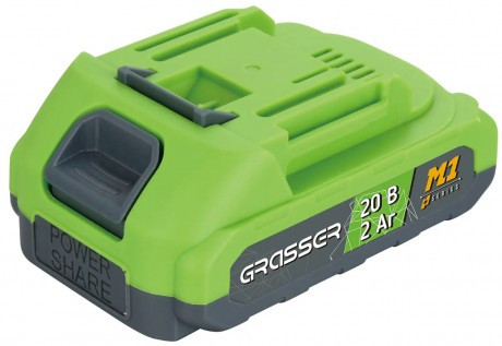 Акумуляторна батарея 20В, 2А/год, Li-ion, Grosser, фото 1