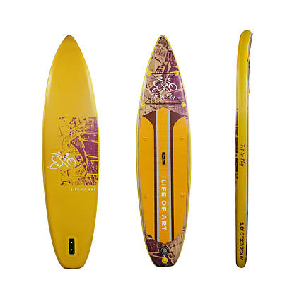 Надувна SUP/САП дошка FitToSky FTS SPD04 320см, фото 1