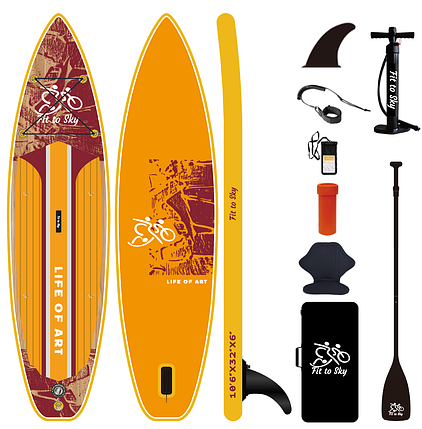 Надувна SUP/САП дошка FitToSky FTS SPD04 320см, фото 2