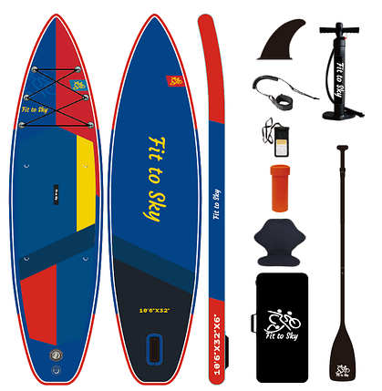 Надувна SUP/САП дошка FitToSky FTS SPD04 320см, фото 2