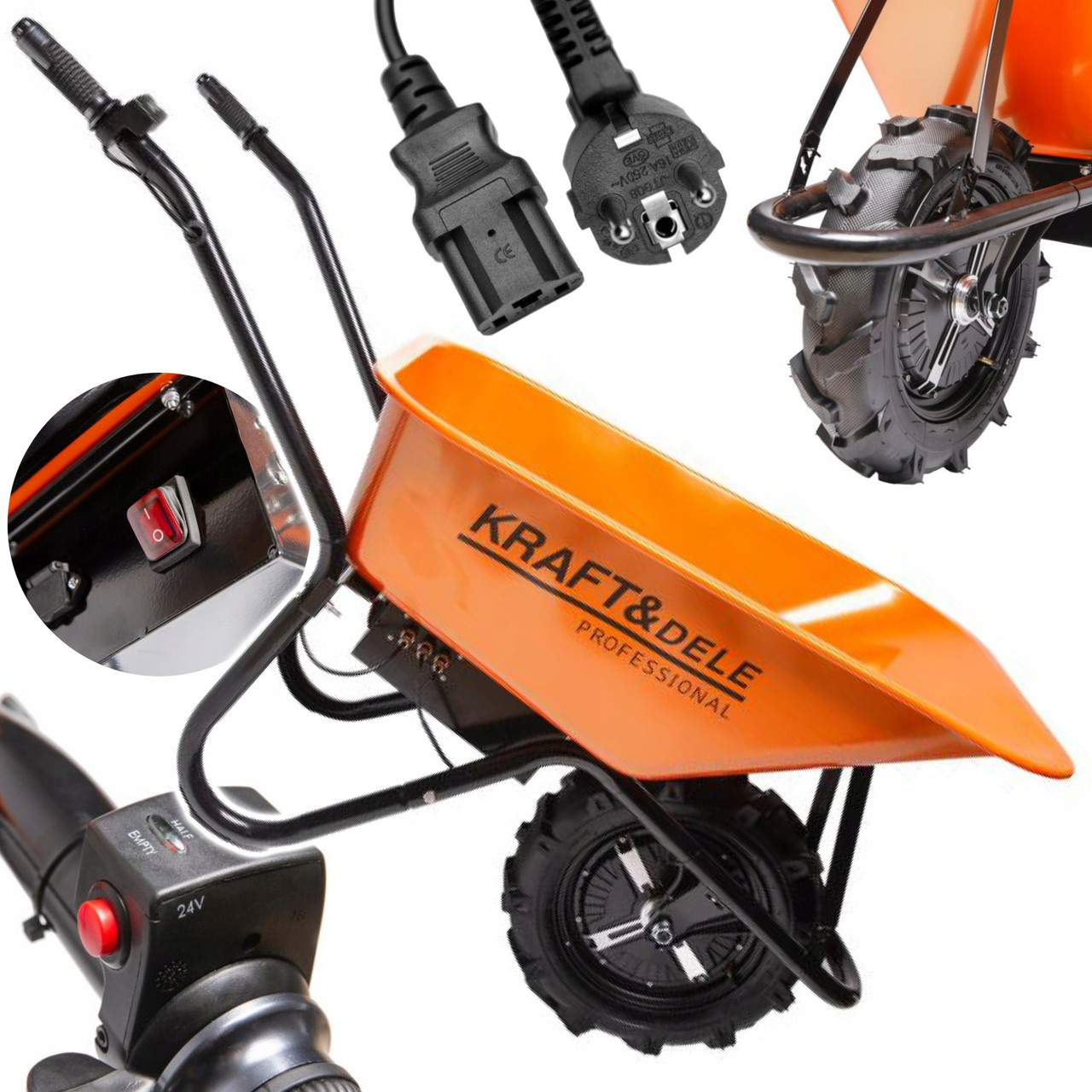 Тачка акумуляторна Kraft&Dele KD3125, фото 1