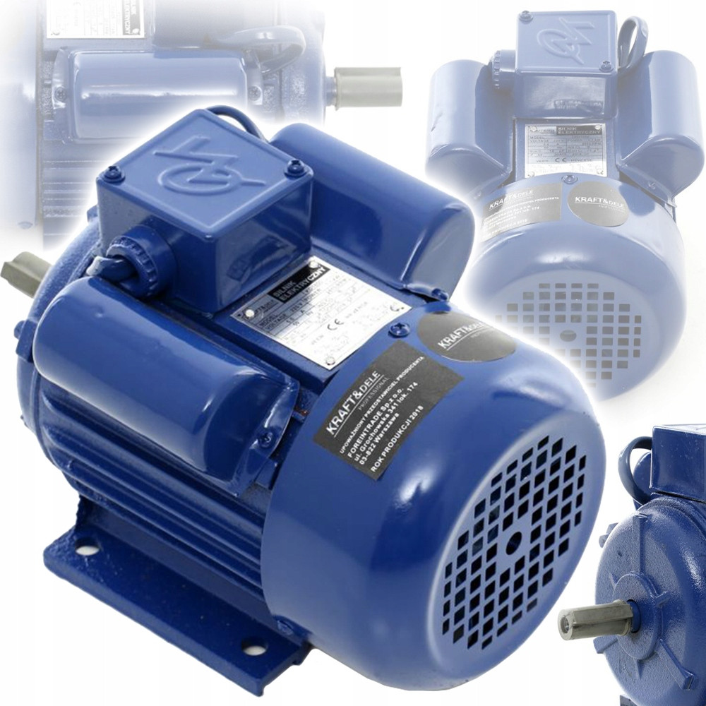 Двигун асинхронний Kraft&Dele KD1800 1.1кВт 2810 об./хв, фото 1