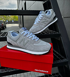 Чоловічі кросівки New balance 574 grey Encap Nb Нью Баланс сірі замша текстиль