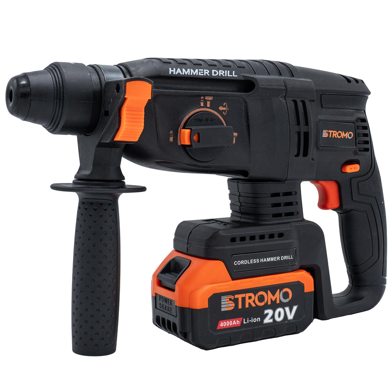 Акумуляторний перфоратор Stromo AHA20 з акумулятором та зарядним, фото 1