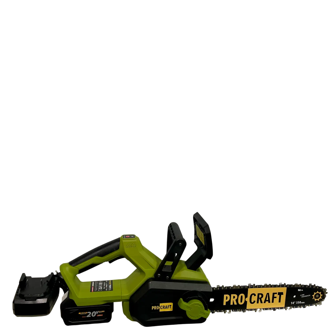 Пила ланцюгова акумуляторна ProCraft PKA60 (АКБ 4аг та ЗП), фото 1