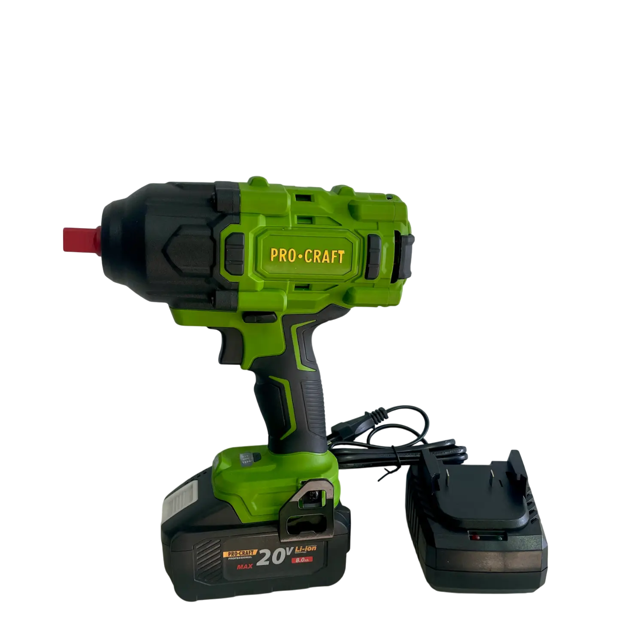 Акумуляторний гайковерт ProCraft PWA-80 (АКБ 8 а.г. та ЗП), фото 1