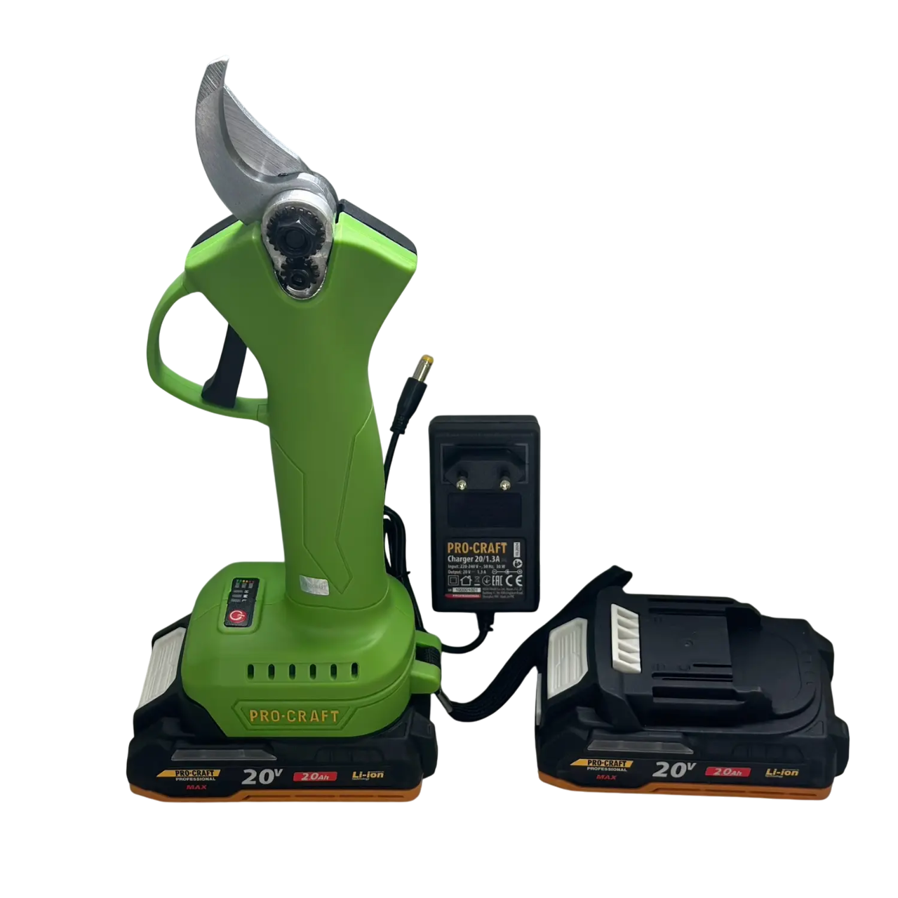 Акумуляторний секатор Procraft ES18LiB (з 2 АКБ і ЗП), фото 1