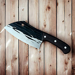 Кухонний ніж сокира 25 см з нержавіючої сталі, товщина леза 2 мм