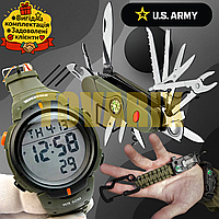 Тактические часы TVX | ForceTime X | противоударные | военные | годинник | мужские | наручные | спецслужбы | ЗСУ