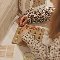 Навчальний набір Ігротеко Математичний планшет 5 х 5(поле 15х15см) (900415), фото 5