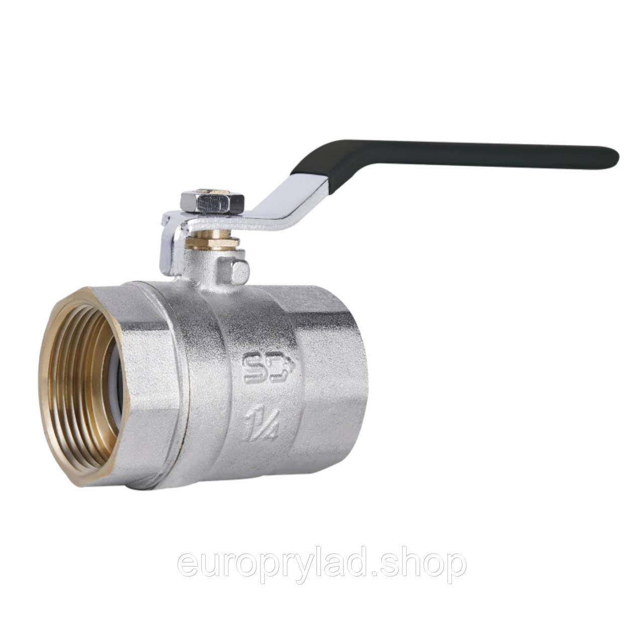 Кран кульовий SD Plus 1 1/4' Ду32 ВВ ручка PN40, фото 1