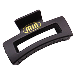 Краб для волосся Min матовий 9 см чорний Fashion 8149