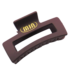 Краб для волосся Min матовий 9 см коричневий Fashion 8149