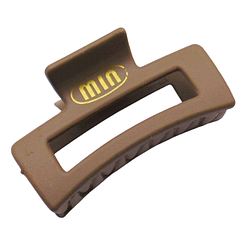 Краб для волосся Min матовий 9 см капучино Fashion 8149