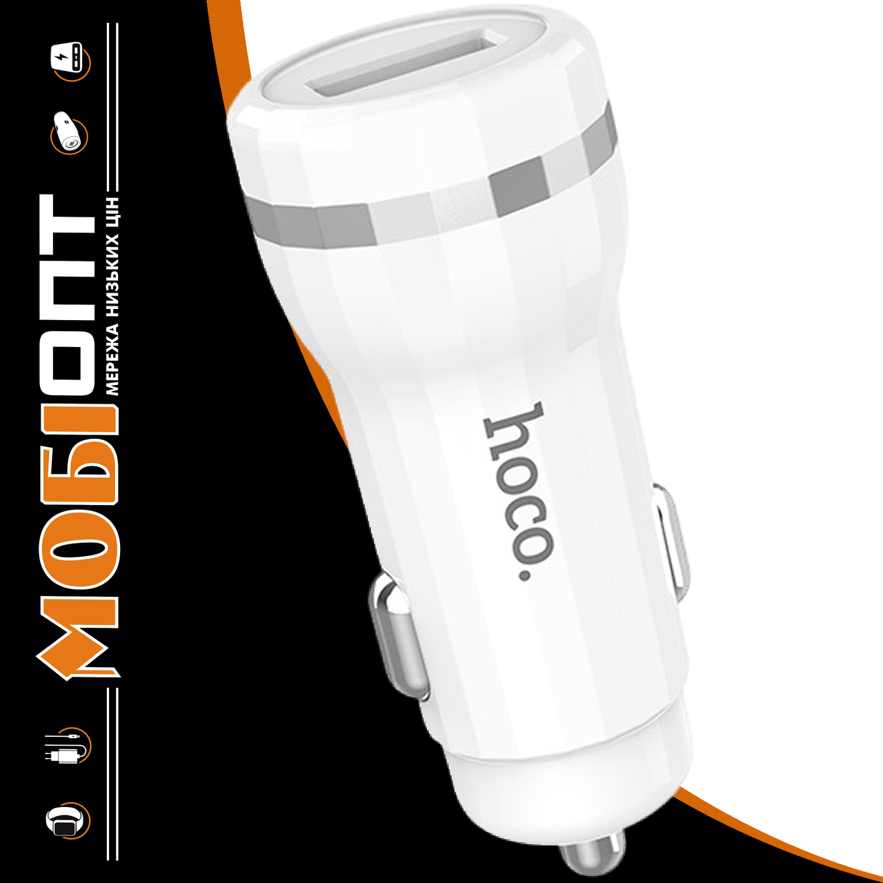 АЗП блочок Hoco Z27A 18W QC3.0 white