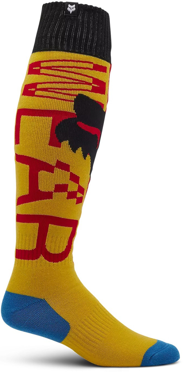 Мотошкарпетки Fox 180 Race Spec жовтий/червоний/синій, L