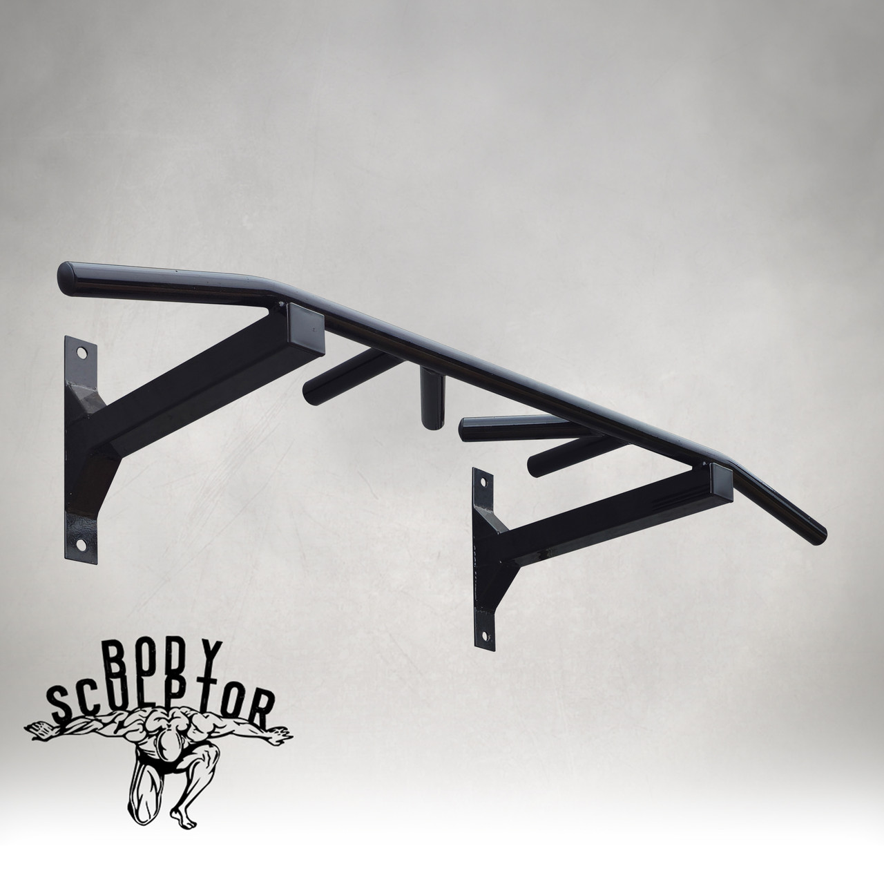 Турнік настінний цільний №2+ \ Чорний, фото 1