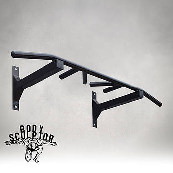 Турнік настінний цільний №2+ \ Чорний