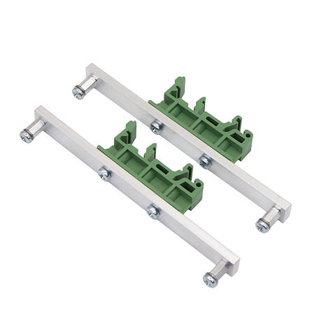 Комплект адаптерів для DIN-рейки (2 шт.) для плат з міжцентровою відстанню 94 мм, фото 1