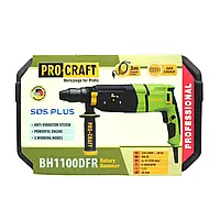 Электрический 3х-режимный перфоратор 900 Вт Procraft BH1100DFR, Перфоратор строительный профессиональный