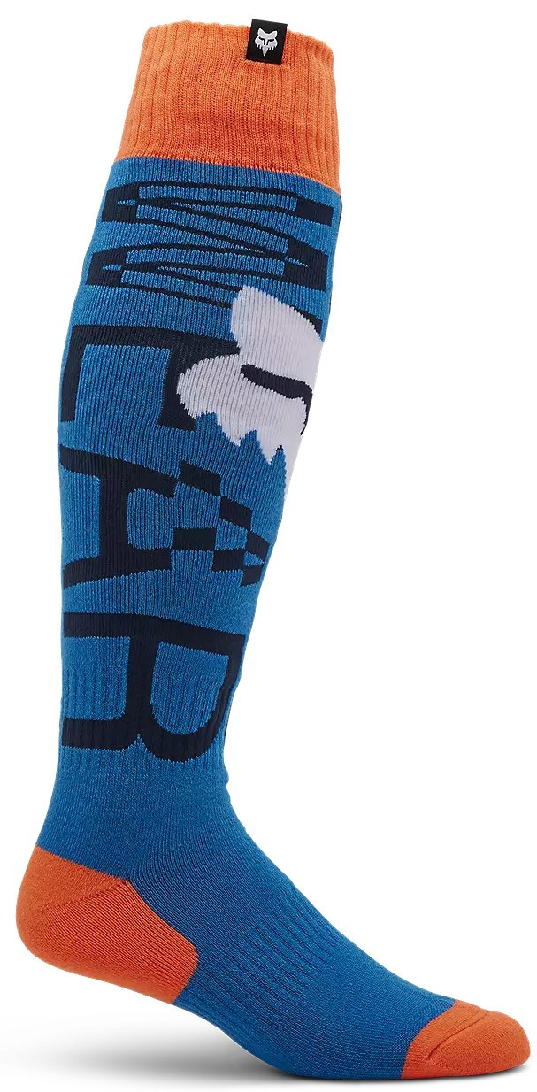 Мотошкарпетки Fox 180 Race Spec синій/помаранчевий, L