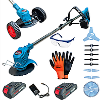 Триммер с регулируемой штангой Коса для травы для дома Электротриммер с аккумулятором 36в 6ач