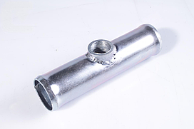 Трубка радіатора Газель,Волга дв.406,405 з’єднув. пряма 15см оцинк. Україна 3110-1303020-15