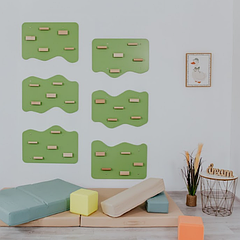 Скеледром для дітей “Хмаринка” на 6 секцій фісташка