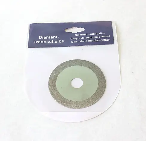 Алмазний диск відрізний на болгарку 75х1х16х10мм, фото 2