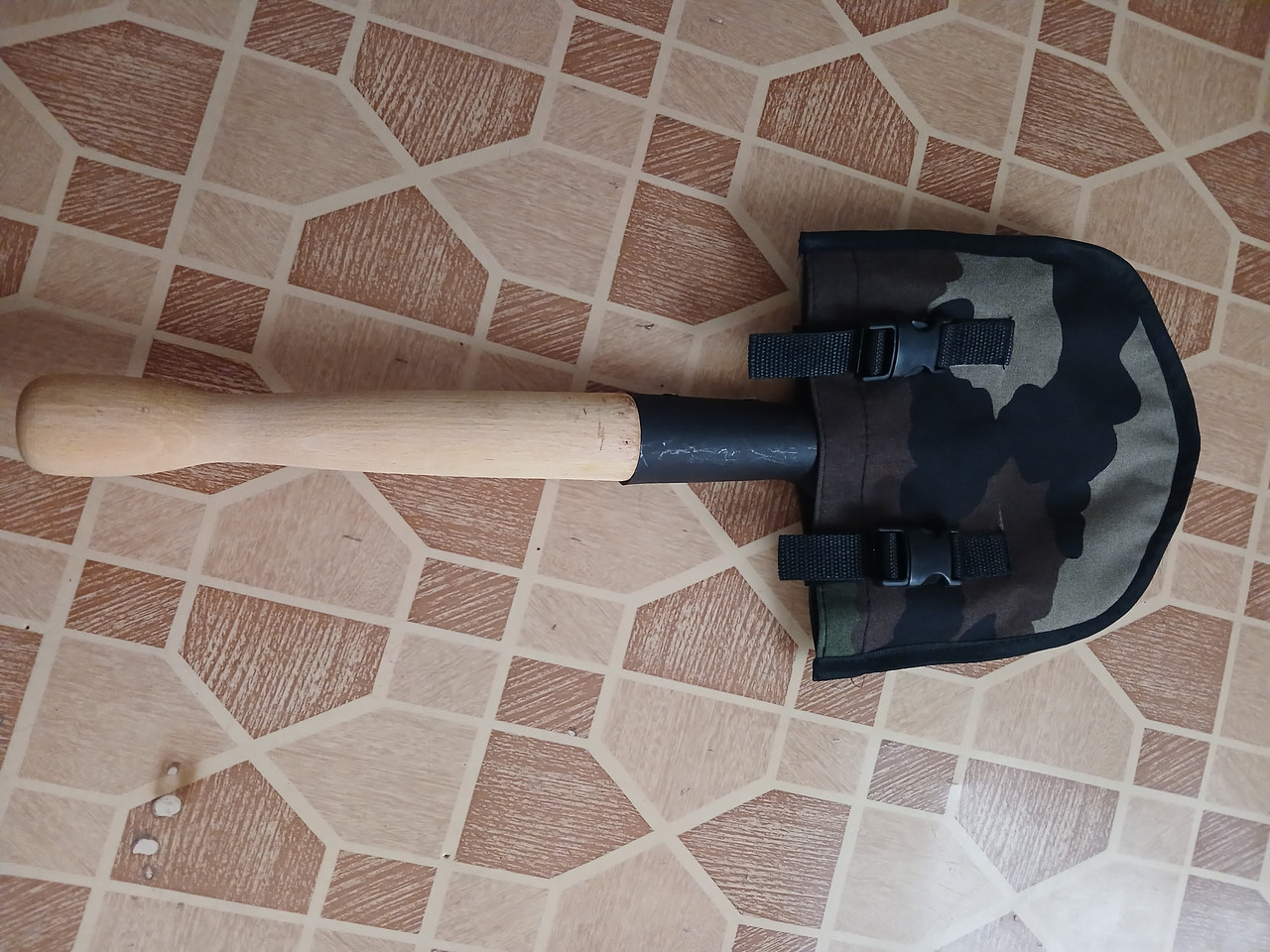 Тактична саперна лопата МПЛ похідна армійська лопата для виживання компактна саперна лопатка, фото 1