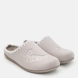 Тапочки жіночі Inblu GFAG0100 сірі велюрові