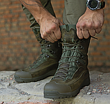 Тактичні берці демі Демісезонні чоловічі берці ЗСУ Тактичне взуття Stimul Стимул Отаман олива розмір 36-47, фото 9