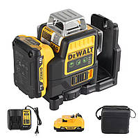 Лазерний рівень 360 º DEWALT DW089LG (DCE089D1G) 12V з променями зеленого кольору