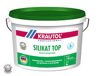 Краска Силикатная для минеральных поверхностей Krautol Silikat Top В1, 10 л. 10