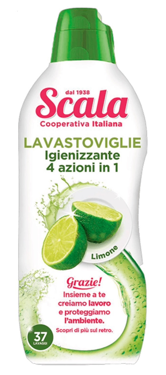 Гель для посудомийних машин Scala Lavastoviglie gel Limone 750 мл, фото 1