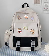 Жіночий повсякденний рюкзак, шкільний рюкзак 1336 Black