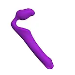 Безремінний страпон Adrien Lastic Queens M, регульований вигин, діаметр 3,4 см, медичний силікон, фото 5