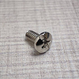 Гвинт для кріплення жорсткого диска HDD ПК 20шт PSU 6/32 7,7 мм хром