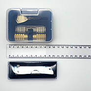 Тренувальний набір слюсаря: прозорий замок 2 в 1 + відмички, фото 10