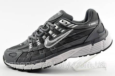 Кросівки чоловічі Nike P-6000 сірі, фото 1