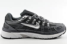 Кросівки чоловічі Nike P-6000 сірі, фото 3