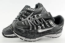 Кросівки чоловічі Nike P-6000 сірі, фото 5