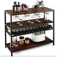 Стіл для кухні Costway Alfred фуршетний в стилі Loft