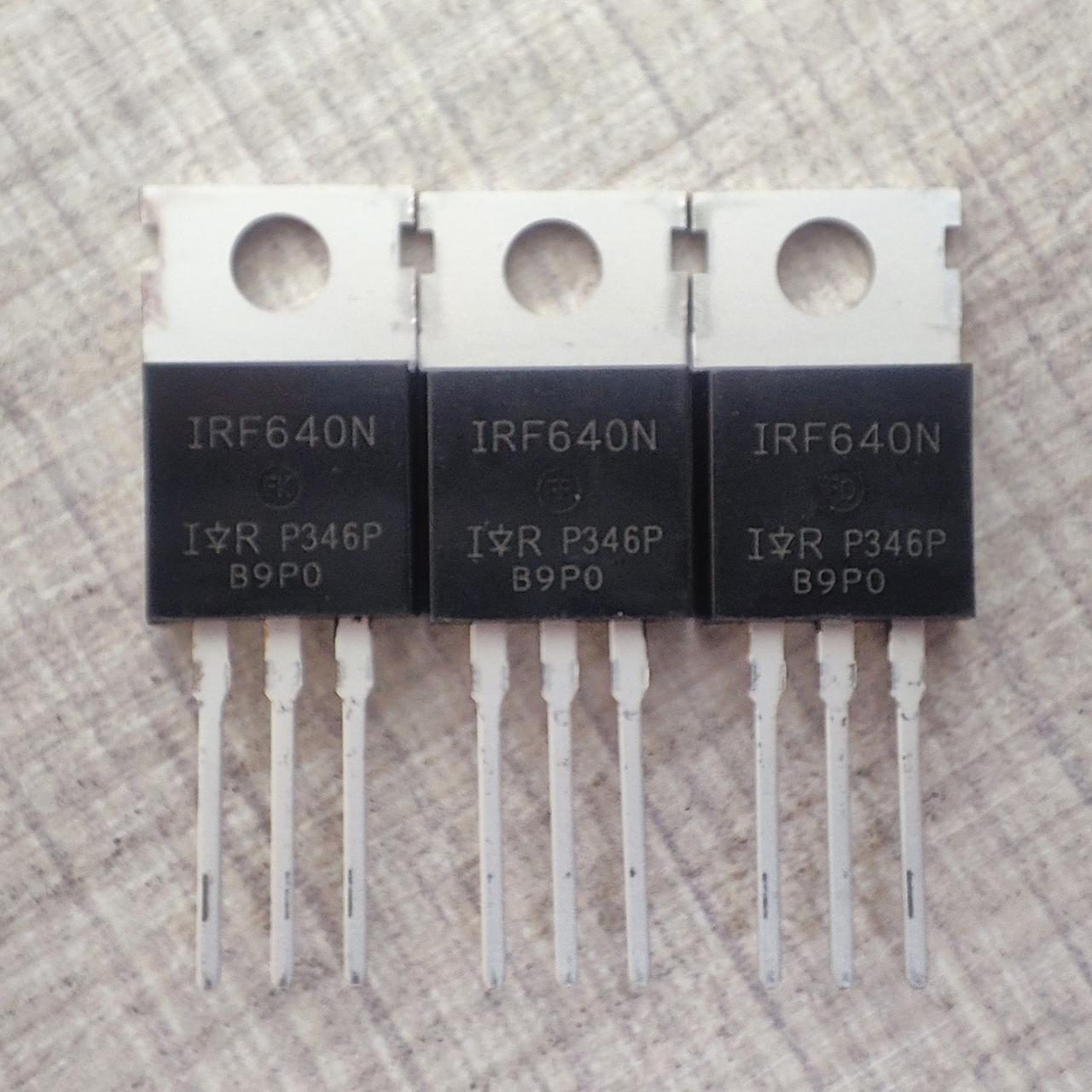 Транзистор IRF640N IR MOSFET N-Канал 200В 0,18 Ом 18А TO-220-3
