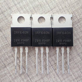 Транзистор IRF640N IR MOSFET N-Канал 200В 0,18 Ом 18А TO-220-3