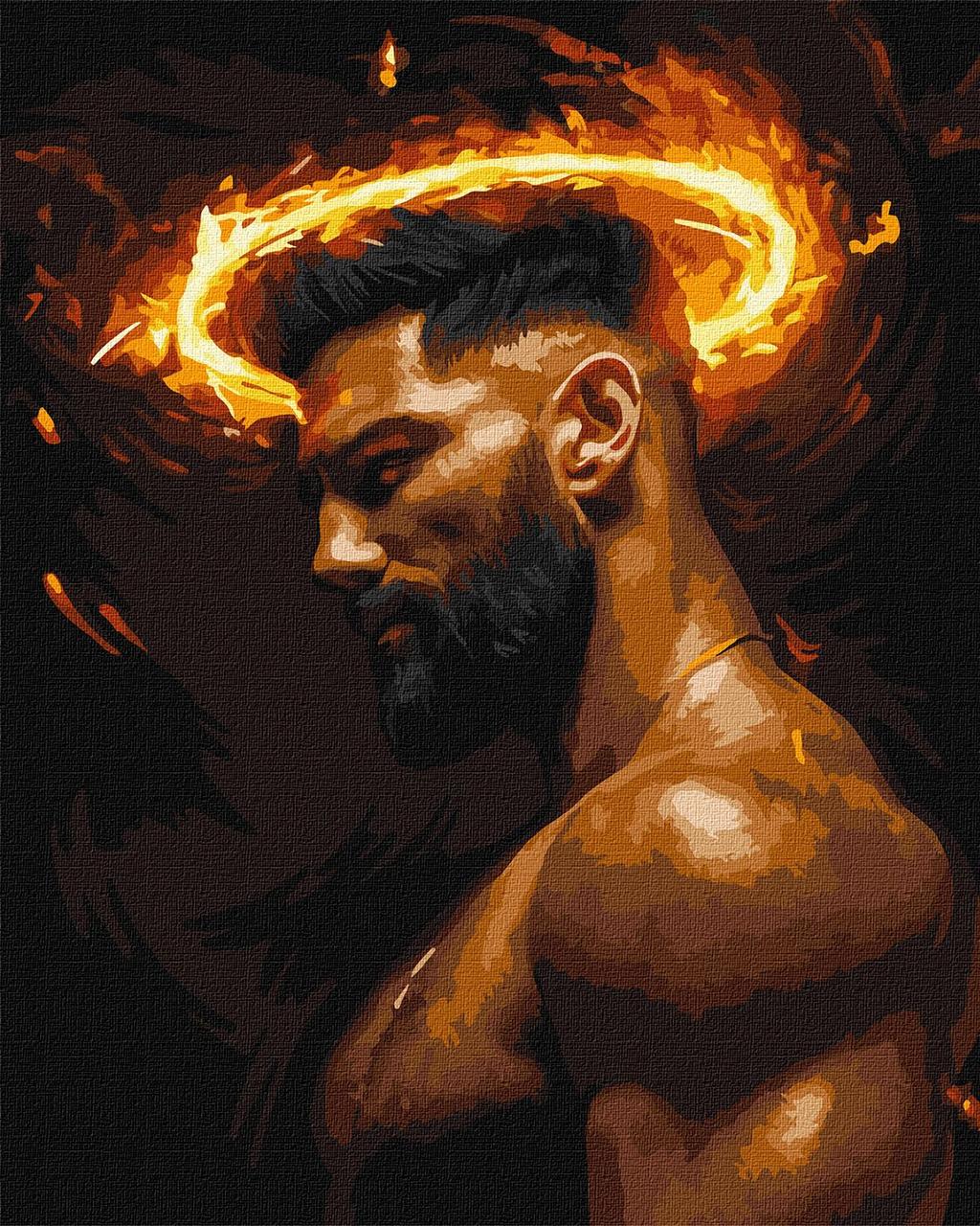 Картина за номерами 40×50 см. Профіль мужності Ідейка KHO8613, фото 1