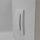 Вимикач 1 клав Touran білий, фото 2