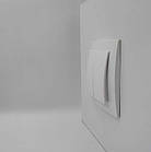 Вимикач 2 клов Touran білий, фото 2