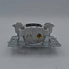 Вимикач 2 клів із підсв. Touran білий, фото 3