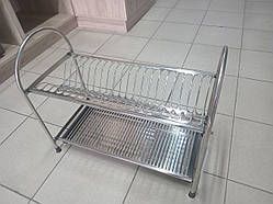 Сушка для посуду L=560 настільна дворівнева GIFF нержавіюча сталь